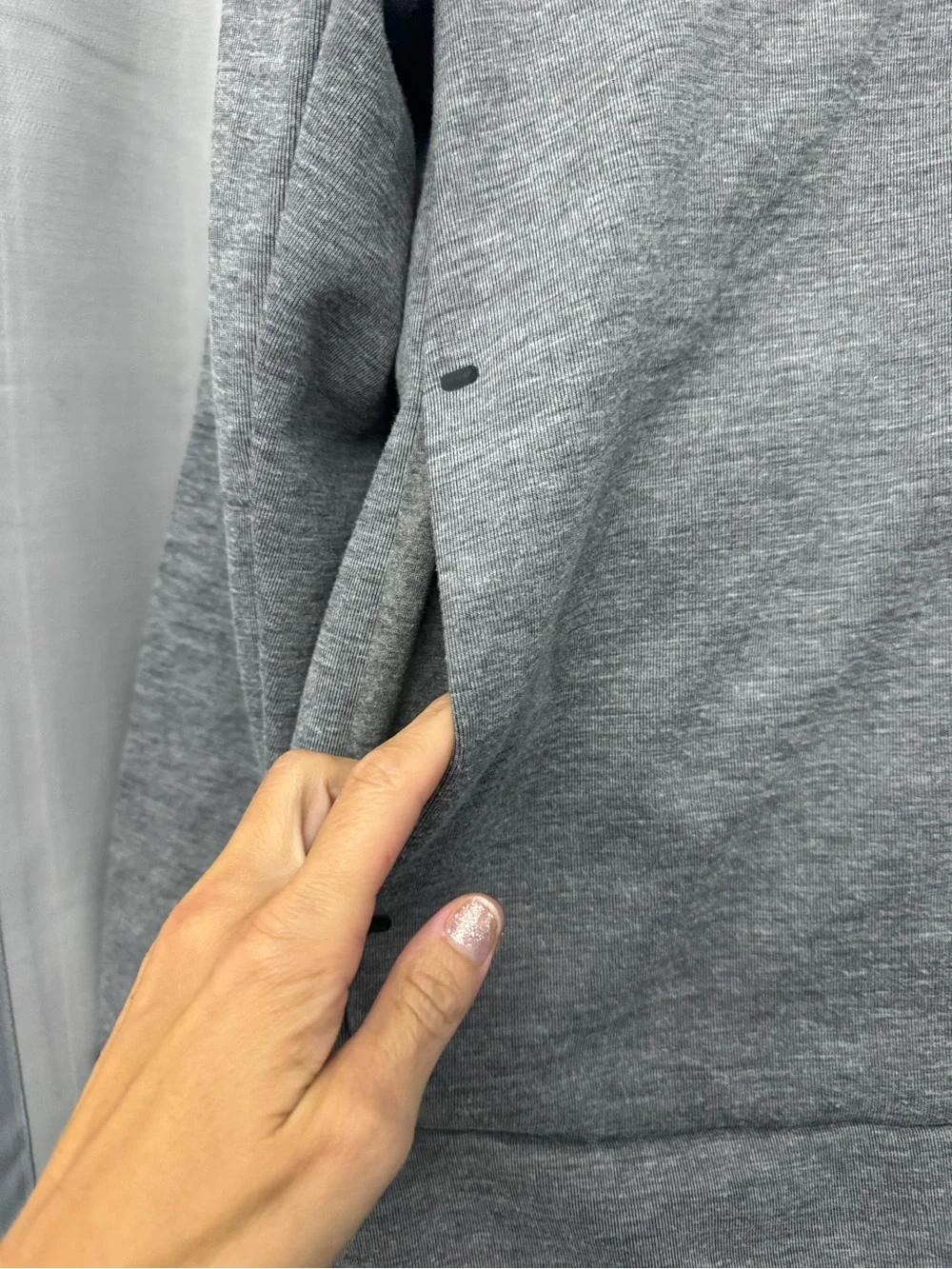 Nike Men's Gray Full-Zip Tech Fleece Hoodie XL